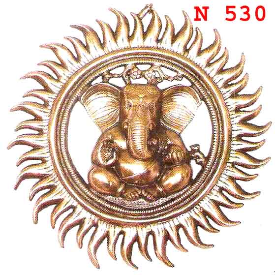Manufacturers Exporters and Wholesale Suppliers of Black Metal Surya Ganesh Ji Karol Bagh 